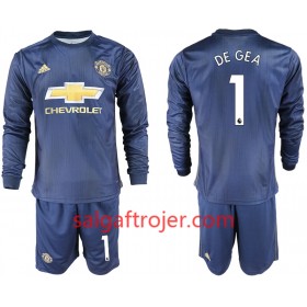 Manchester United Fodboldtrøjer DE GEA 1 Børn 3. sæt 2018/19 Langærmet